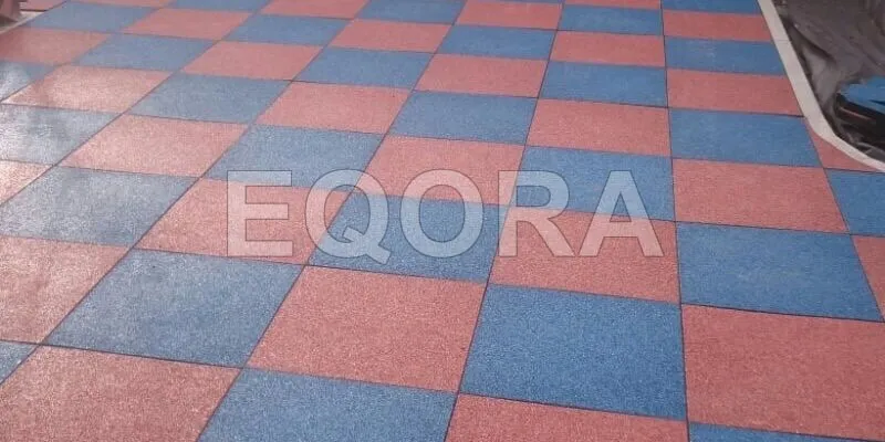Резиновое покрытие из крошки для автосервисов в Щучье