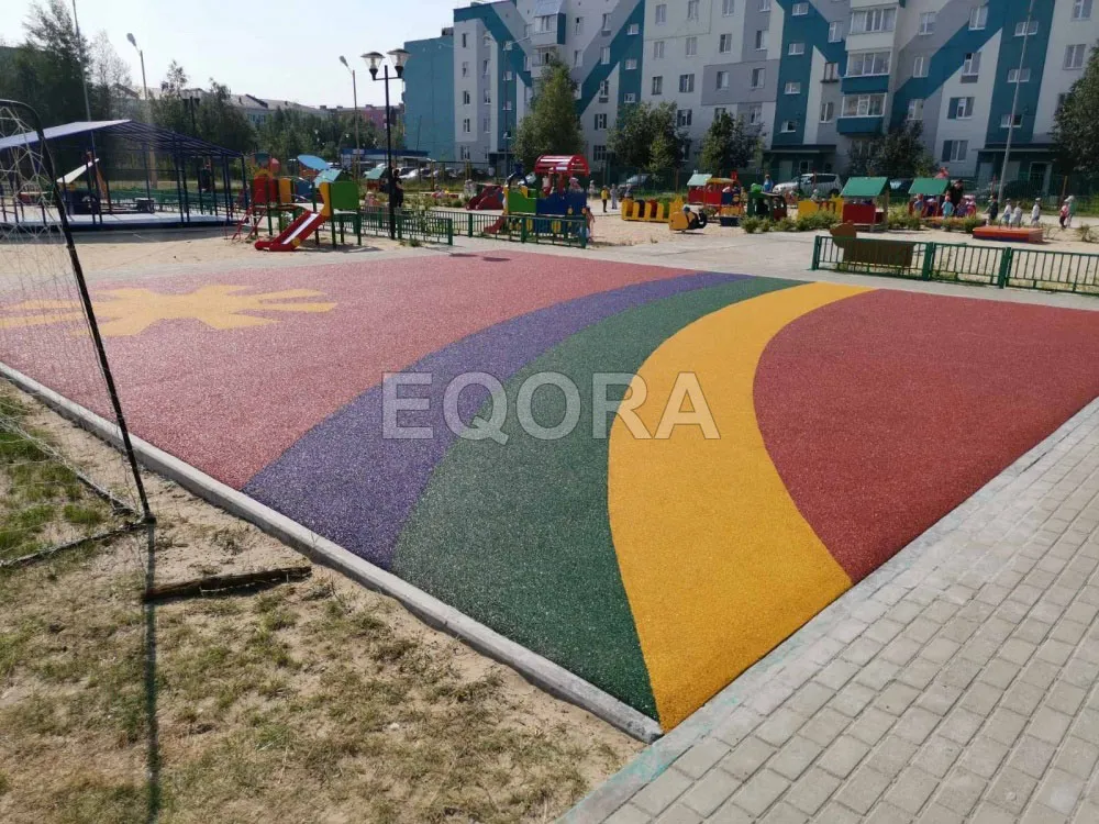 Подходит ли резиновое покрытие для детских площадок в Щучье?